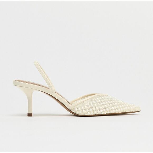 ZARA Blogger Fave!!! Embellished Slingbacks NWT - Picture 16 of 16